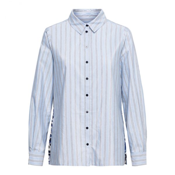 AUBRIE STRIPE PATCHW BL-Light Blue multi