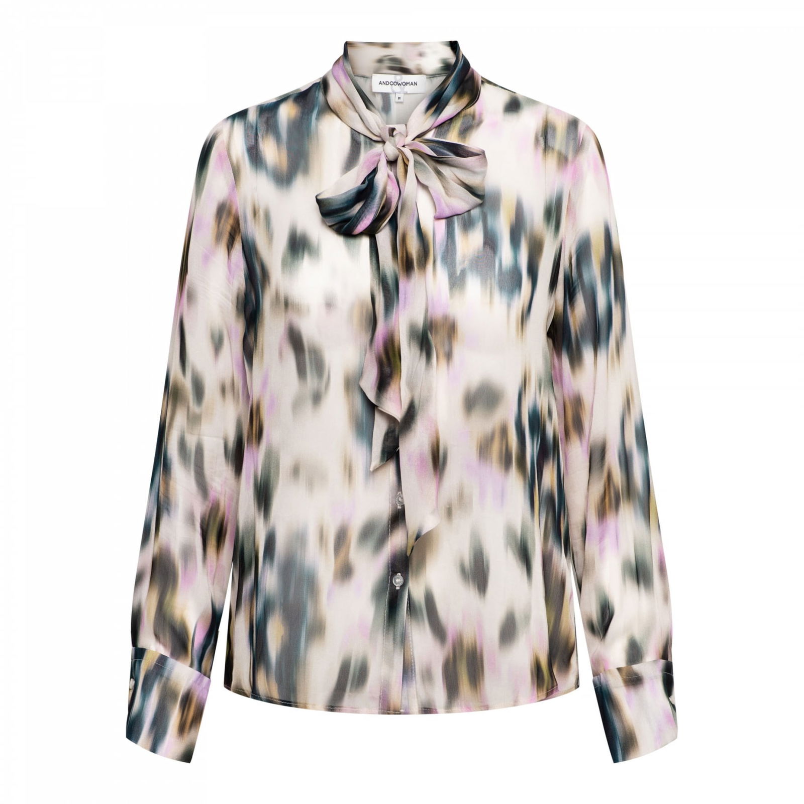 ALIX FADED FLOWER KN-Khaki multi