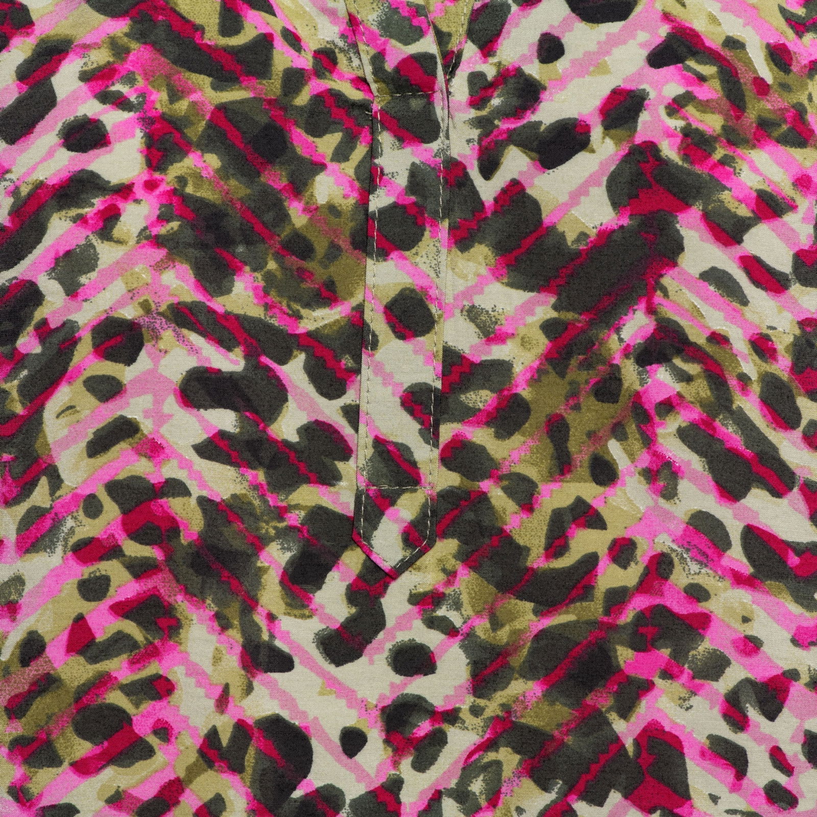 ELSIE ANIMAL KN-Khaki multi