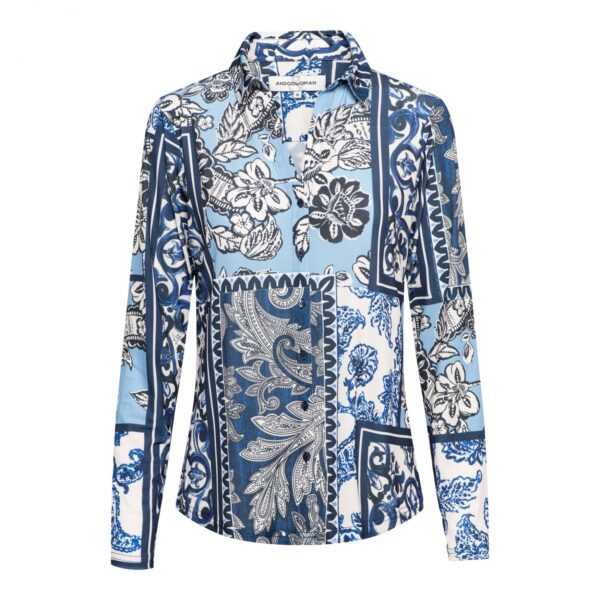VAYEN PAISLEY PATCHW BI-Indigo multi