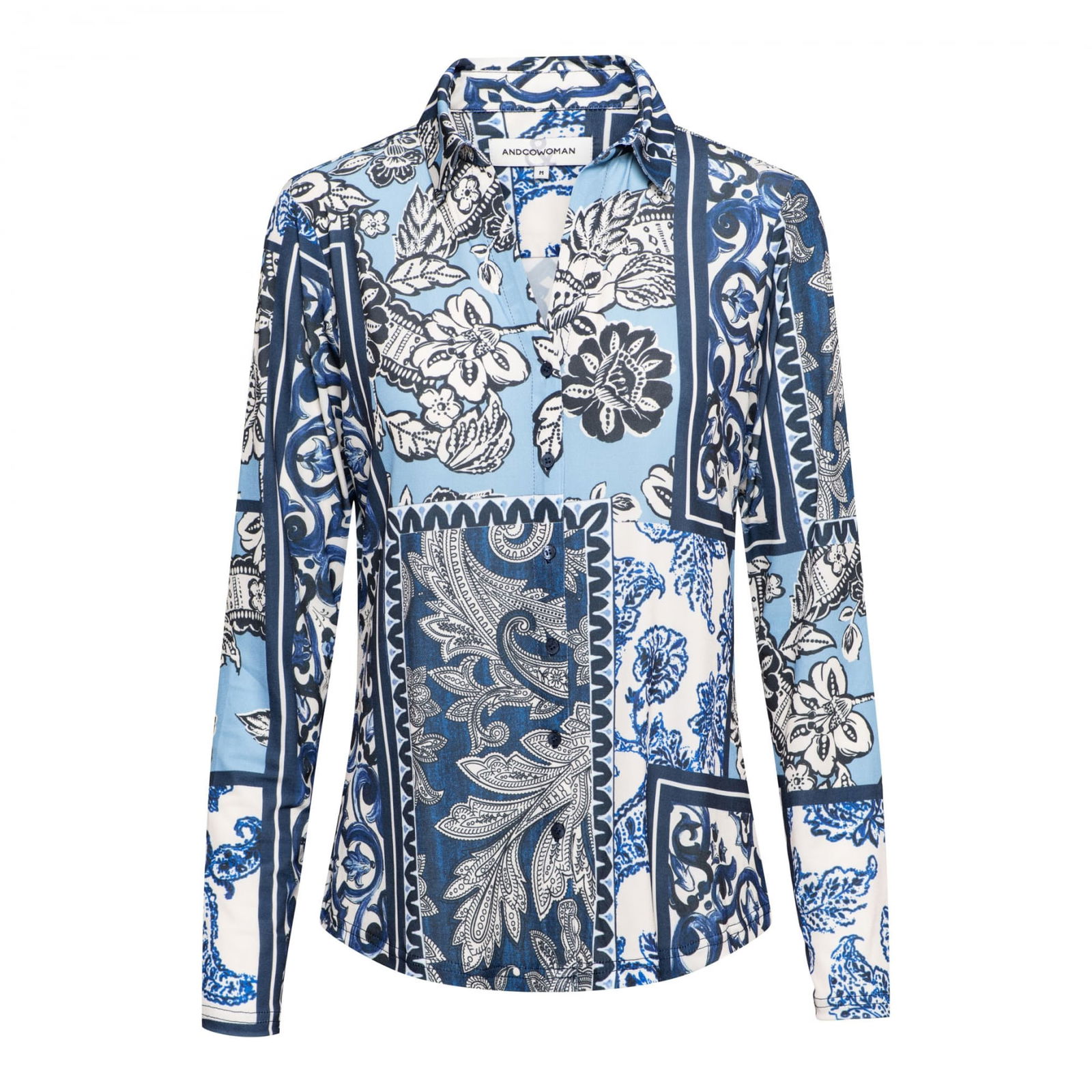 VAYEN PAISLEY PATCHW BI-Indigo multi