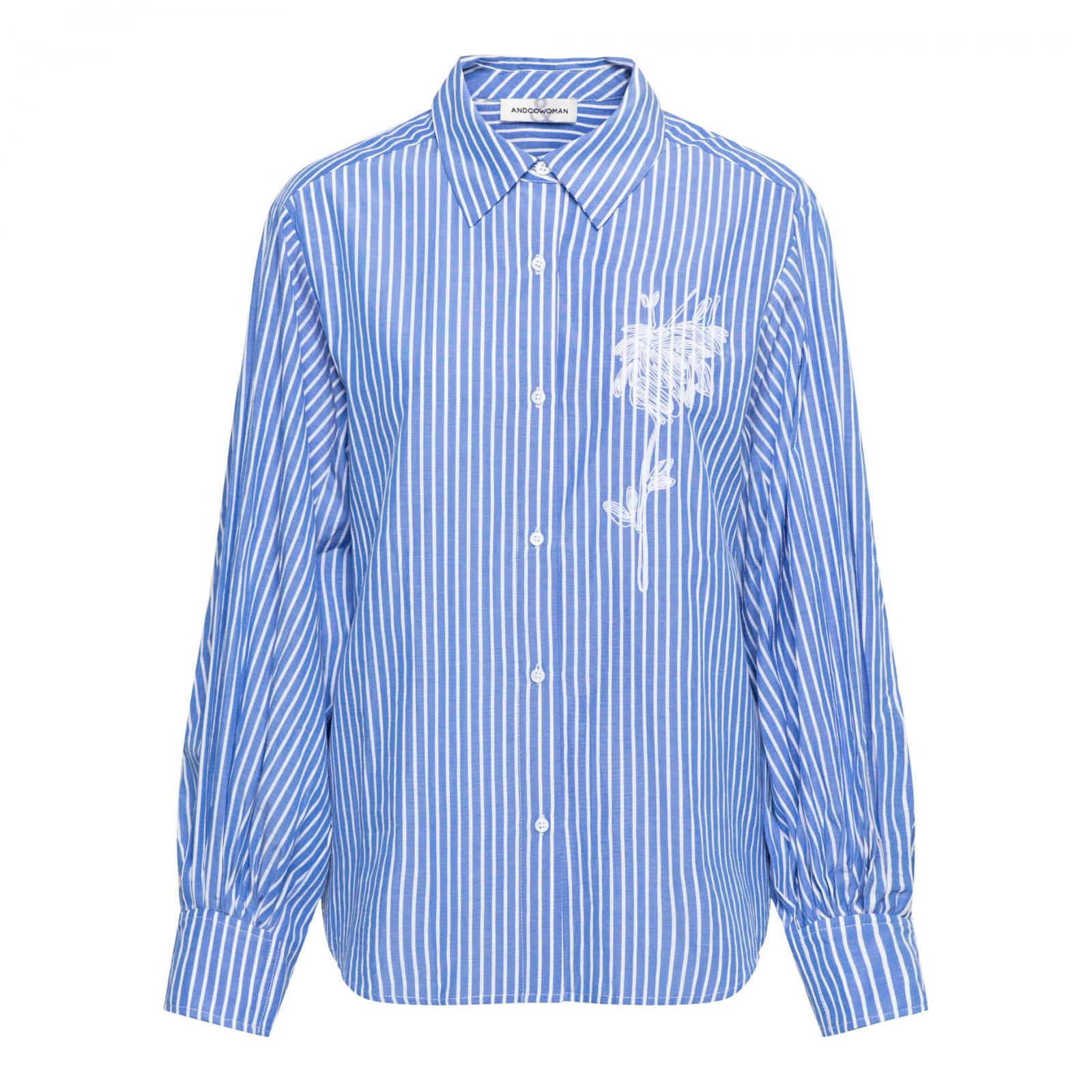 WINONA STRIPE BC-Chambray Blue Mul