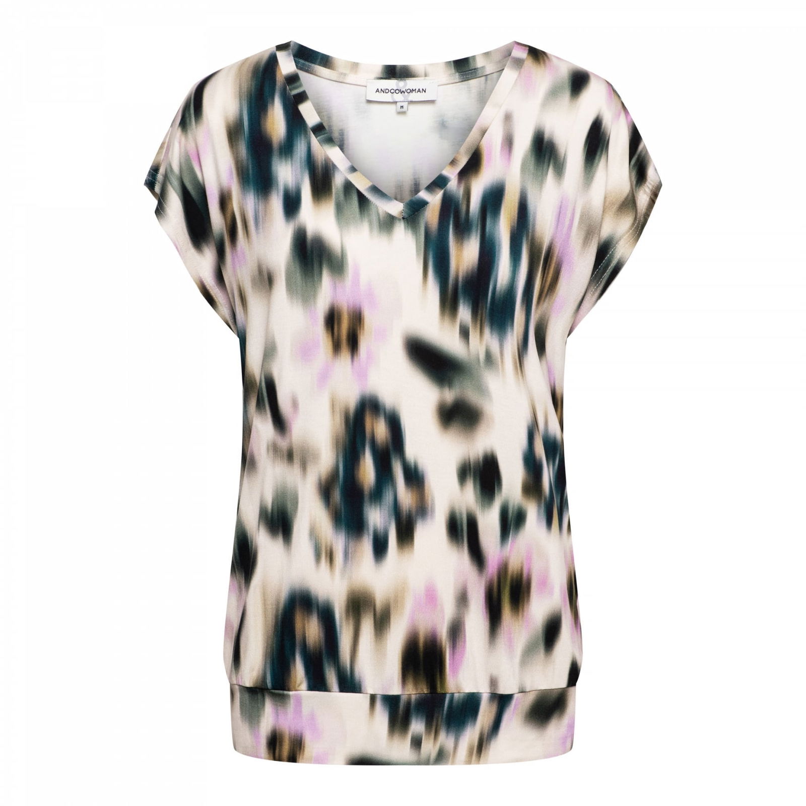 LUCIA FADED FLOWER KN-Khaki multi