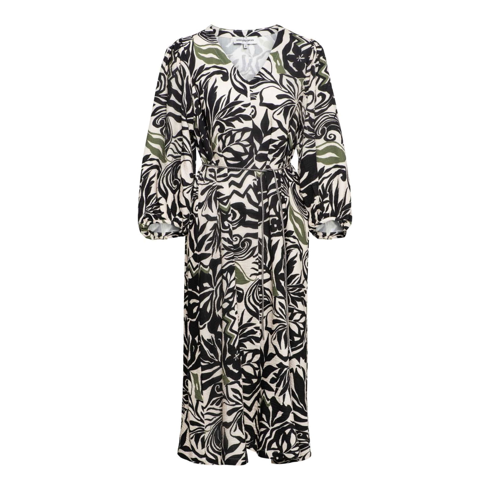 ANOEK LEAF A-Black multi