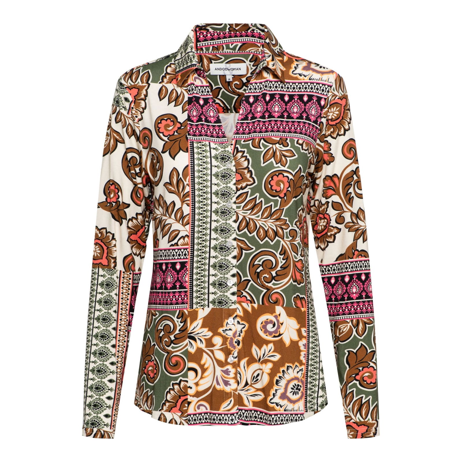 VAYEN PAISLEY ON-Olive multi