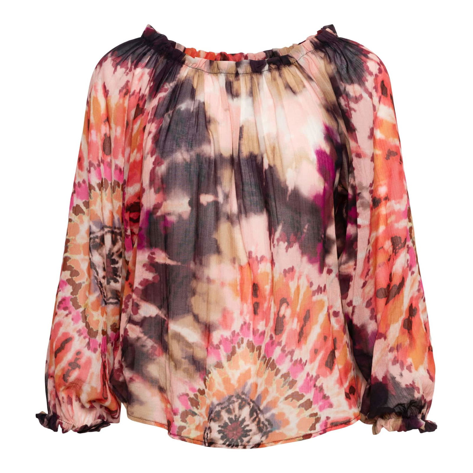 ACHA TIE-DYE PS-Soft Pink multi