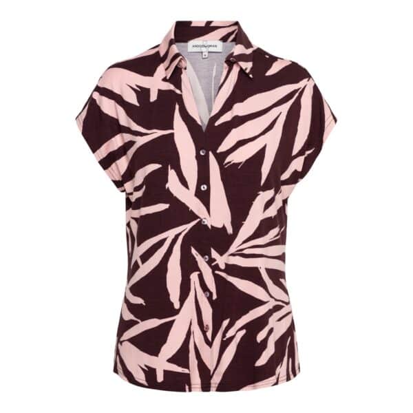 VALETTA LEAF PA-Aubergine multi