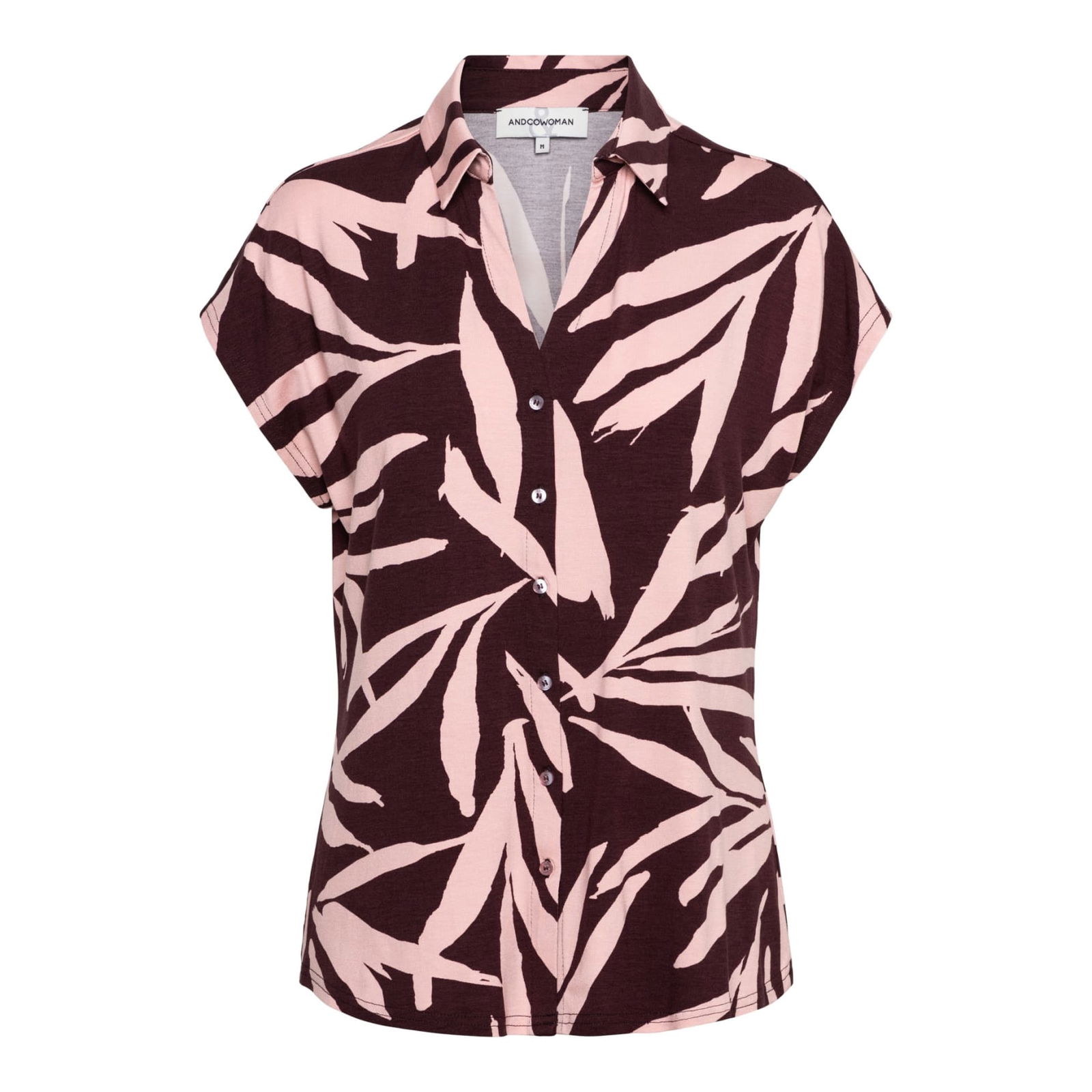 VALETTA LEAF PA-Aubergine multi