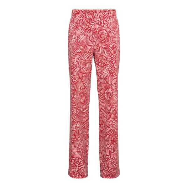 PATRICE FOSSIL FLOWER LR-Stone Red multi