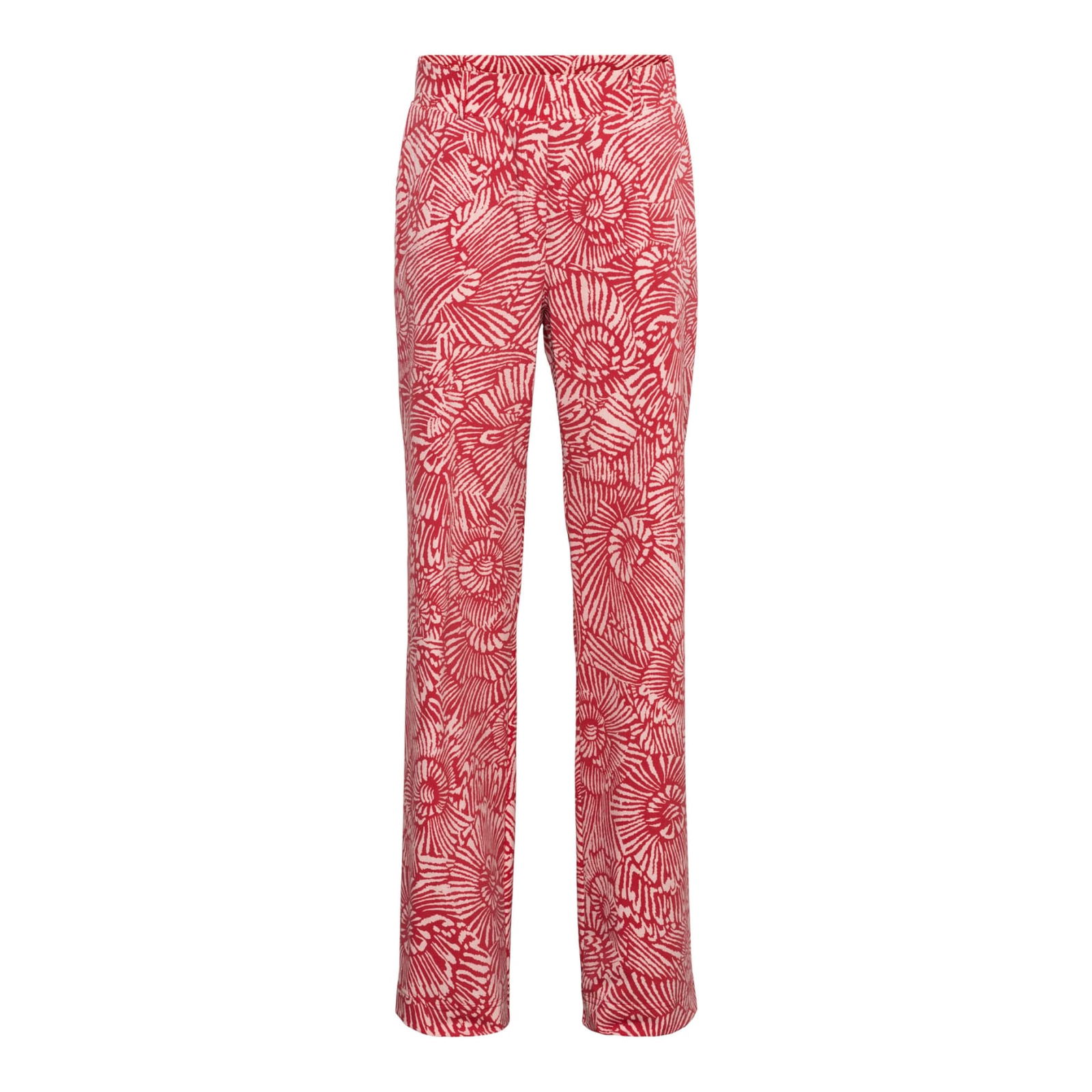 PATRICE FOSSIL FLOWER LR-Stone Red multi