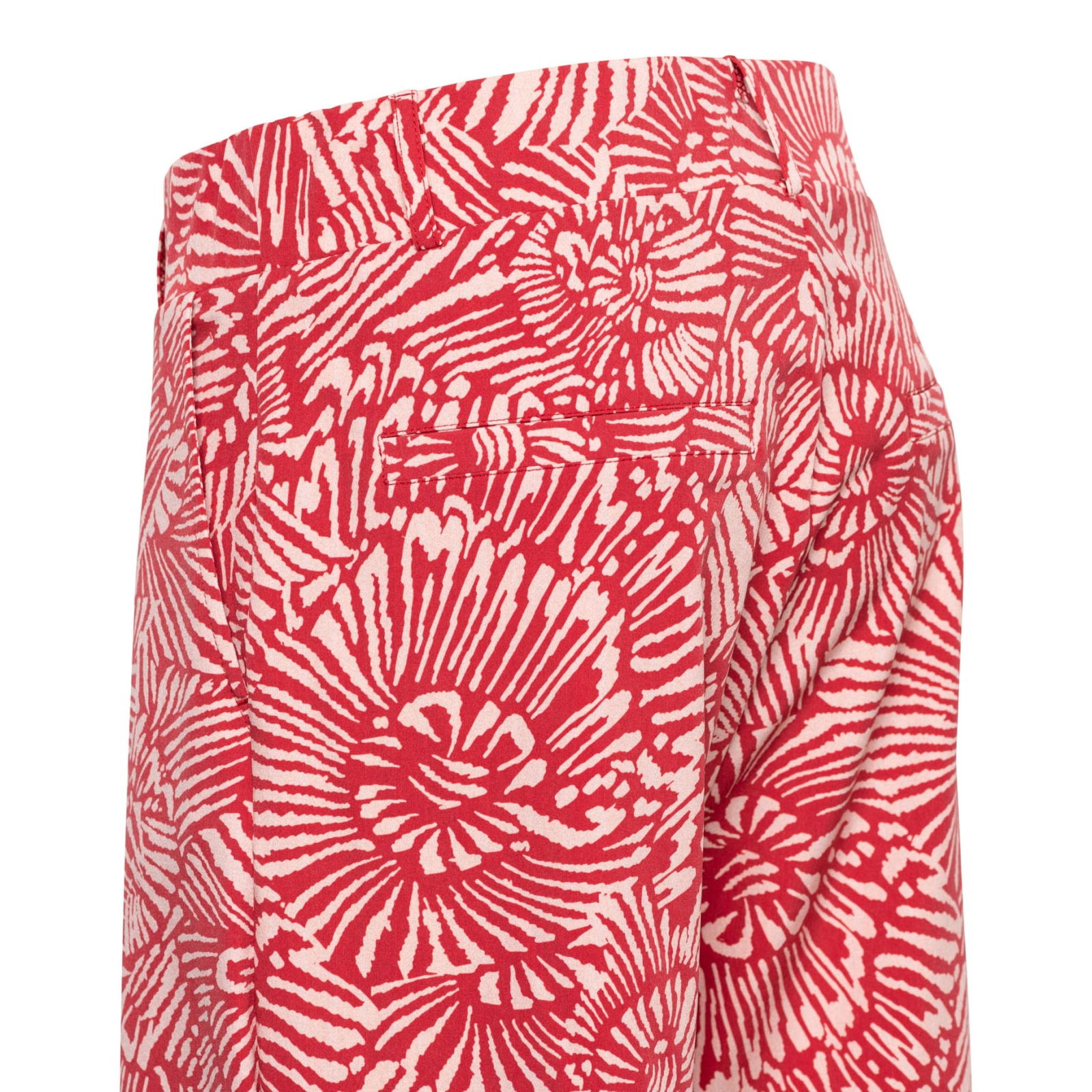 PATRICE FOSSIL FLOWER LR-Stone Red multi