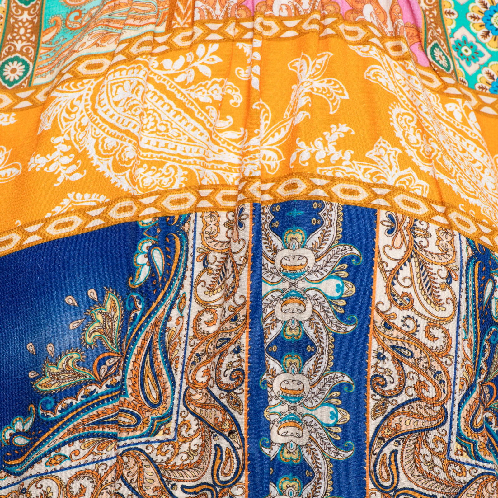 ALISA MULTI PAISLEY K-Cobalt multi