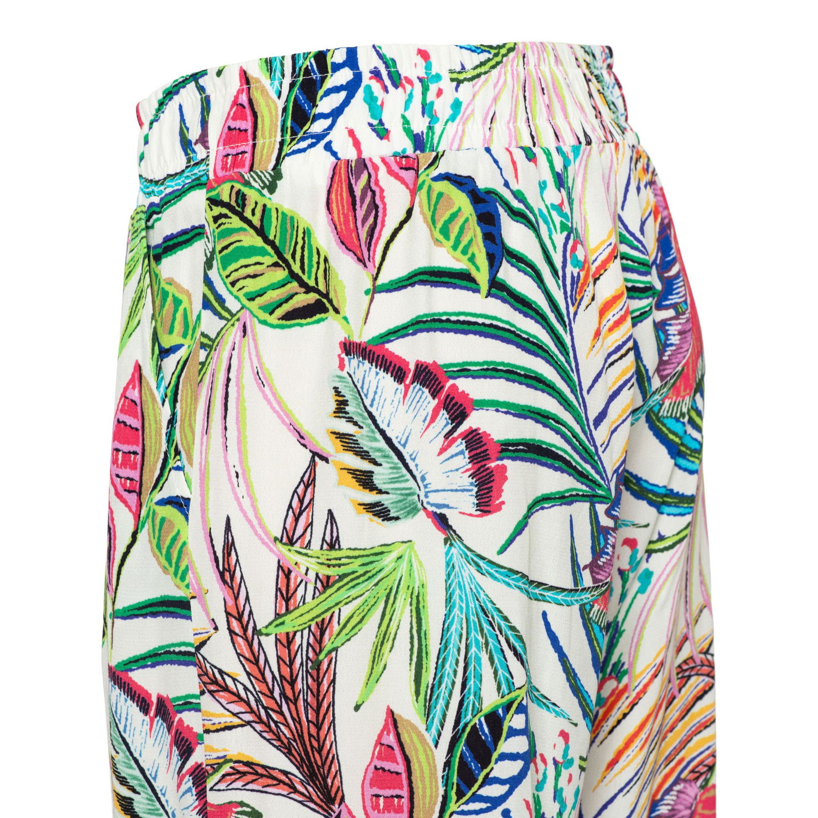NADINE MULTI LEAF M-Ecru multi
