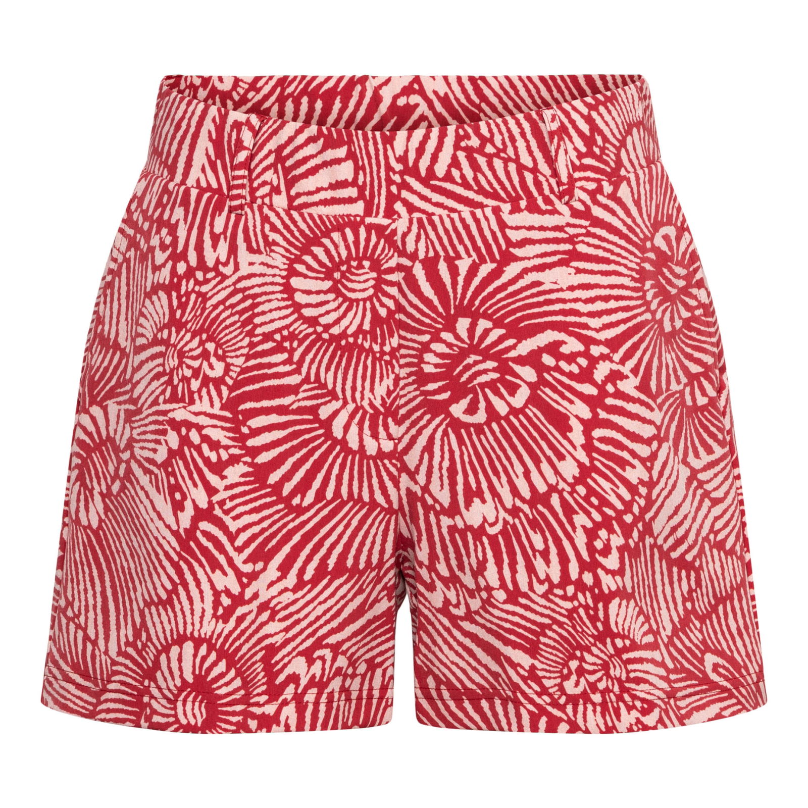 POSIE SHORT FOSSIL FLW LR-Stone Red multi