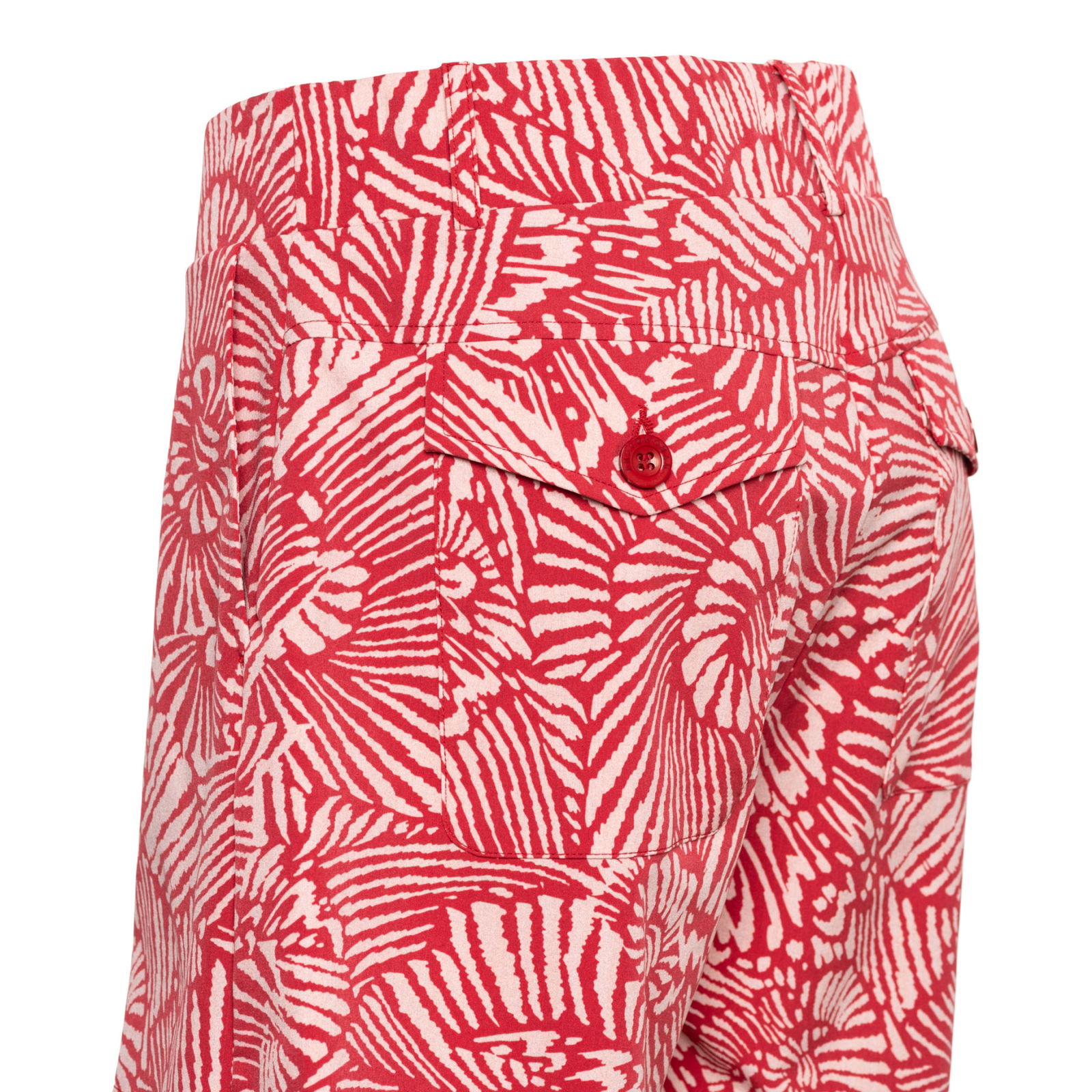POSIE SHORT FOSSIL FLW LR-Stone Red multi