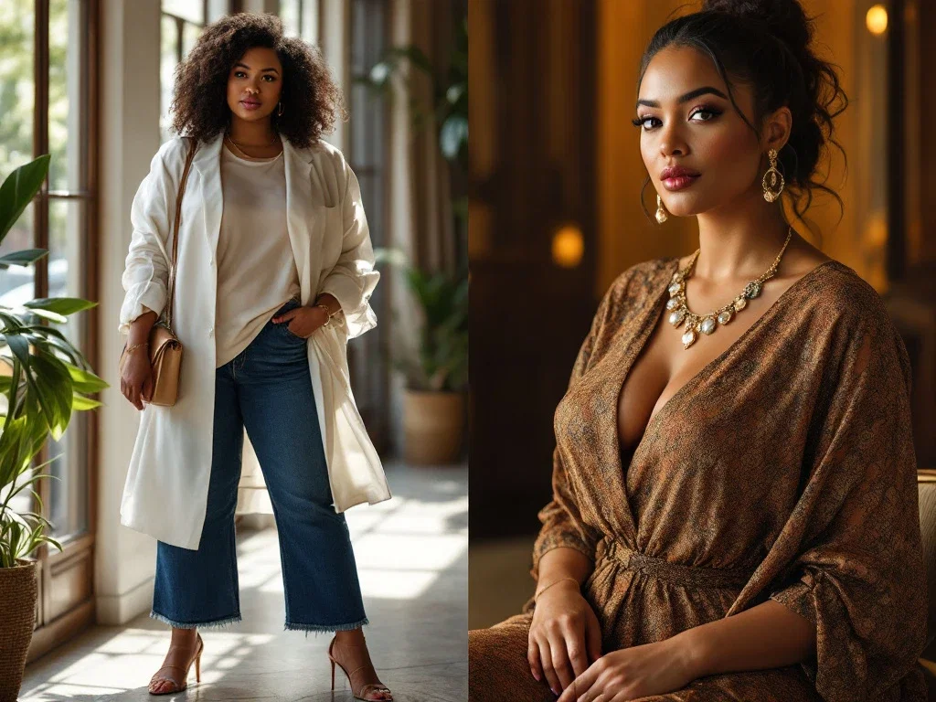 Hoe style je plus size kleding van dag naar avond?