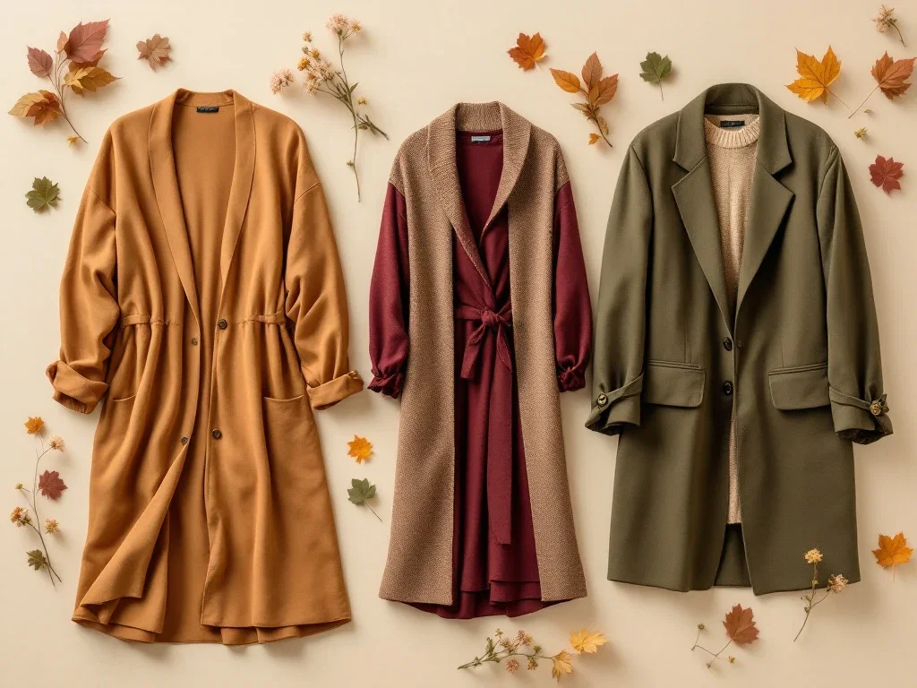 Welke plus size kledingstukken zijn geschikt voor overgangsseizoen?