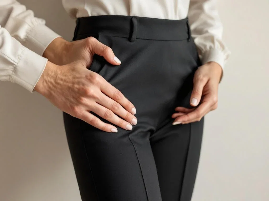 Hoe voorkom je dat stretch broeken uitrekken?