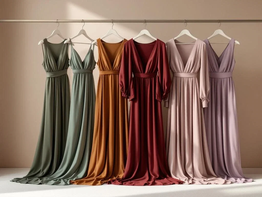 Wat zijn de nieuwste kleuren voor stretch jurken dit seizoen?