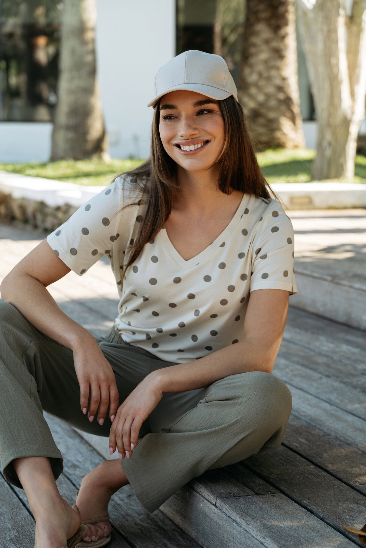 MARLEY DOT VKN-Vanilla Khaki