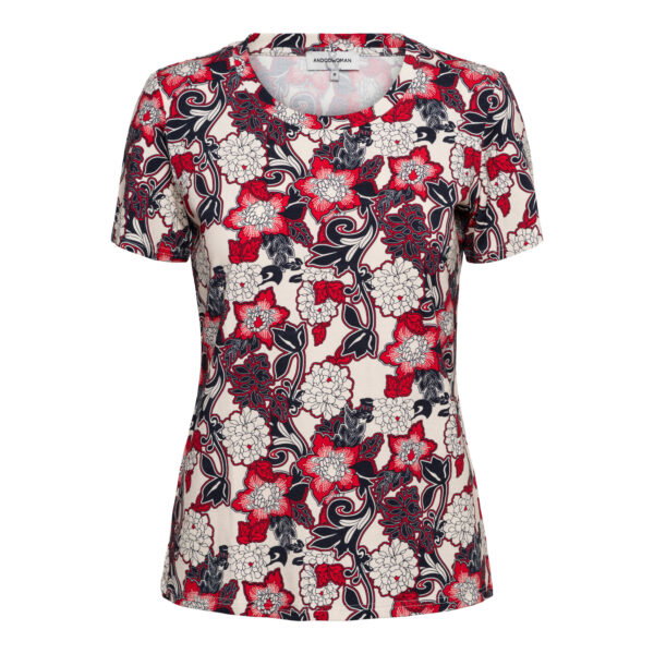VERE FLOWER L-Red multi