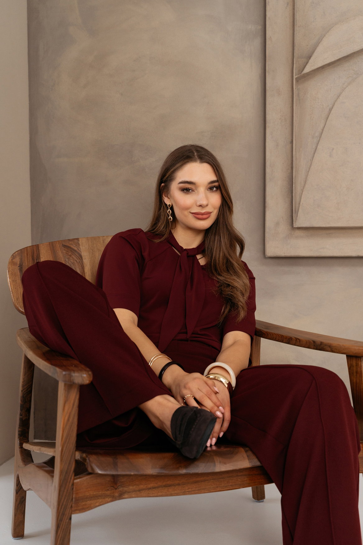 RIANNE LB-Burgundy