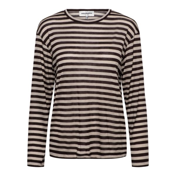 TARA STRIPE ED-Dark Chocolate mu