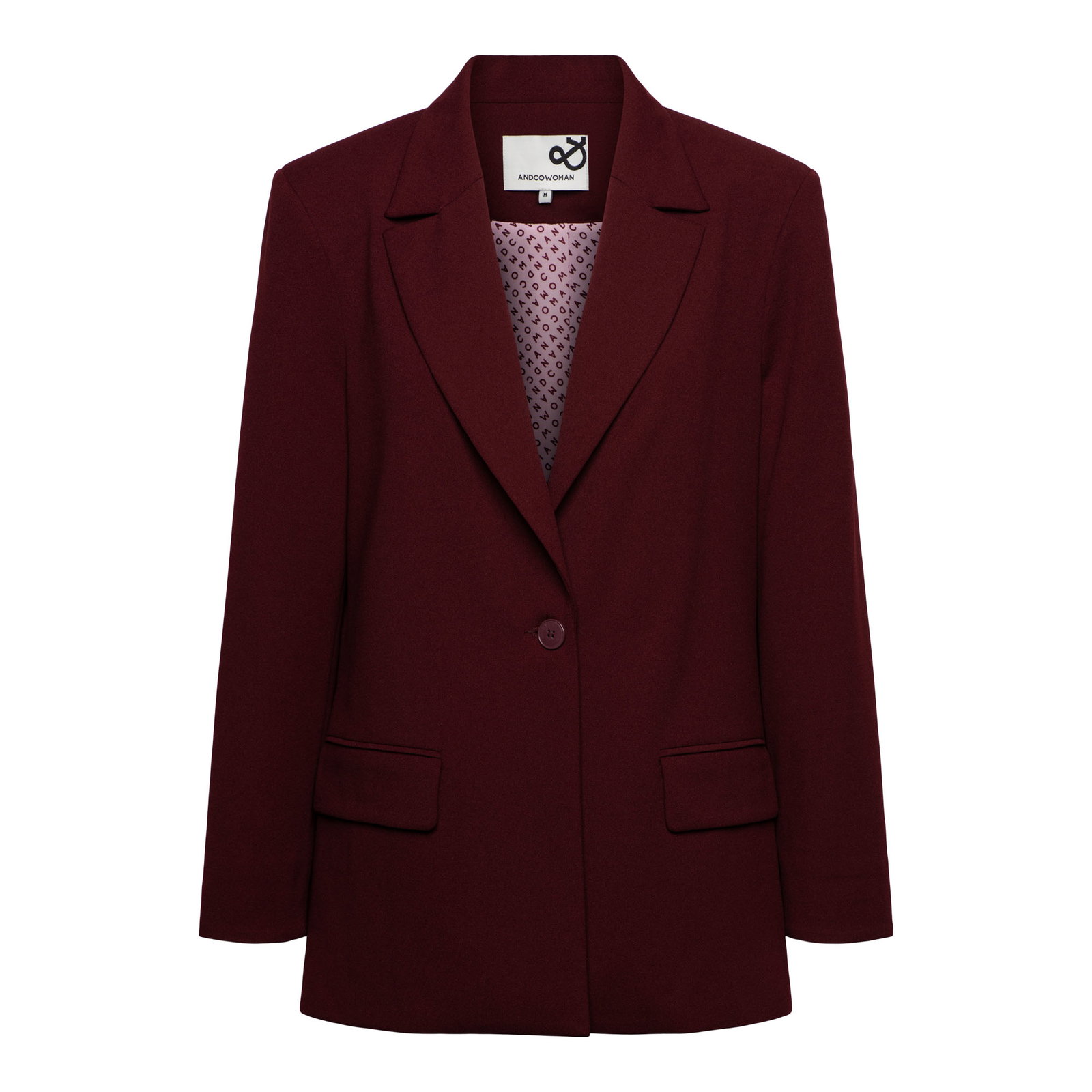 GLENNIS LB-Burgundy