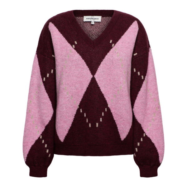 BERBER LB-Burgundy multi