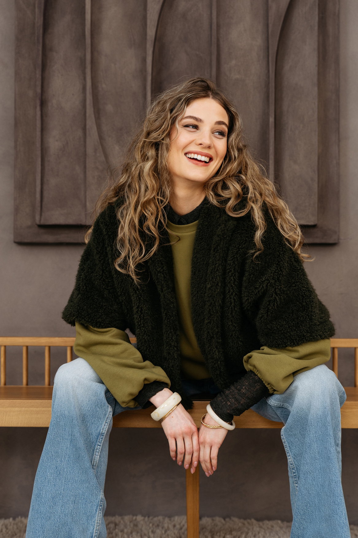 CHELSEY KN-Dark Khaki