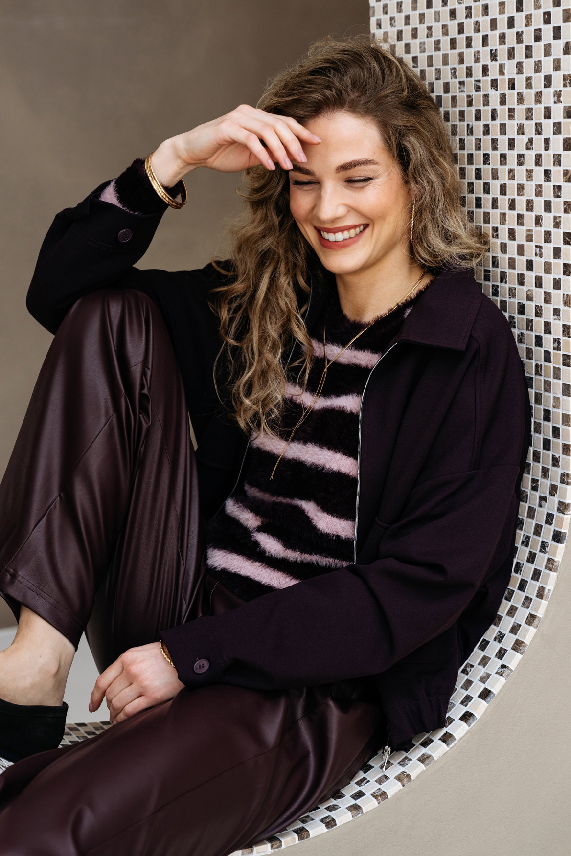 BALEN LM LP-Deep Plum multi
