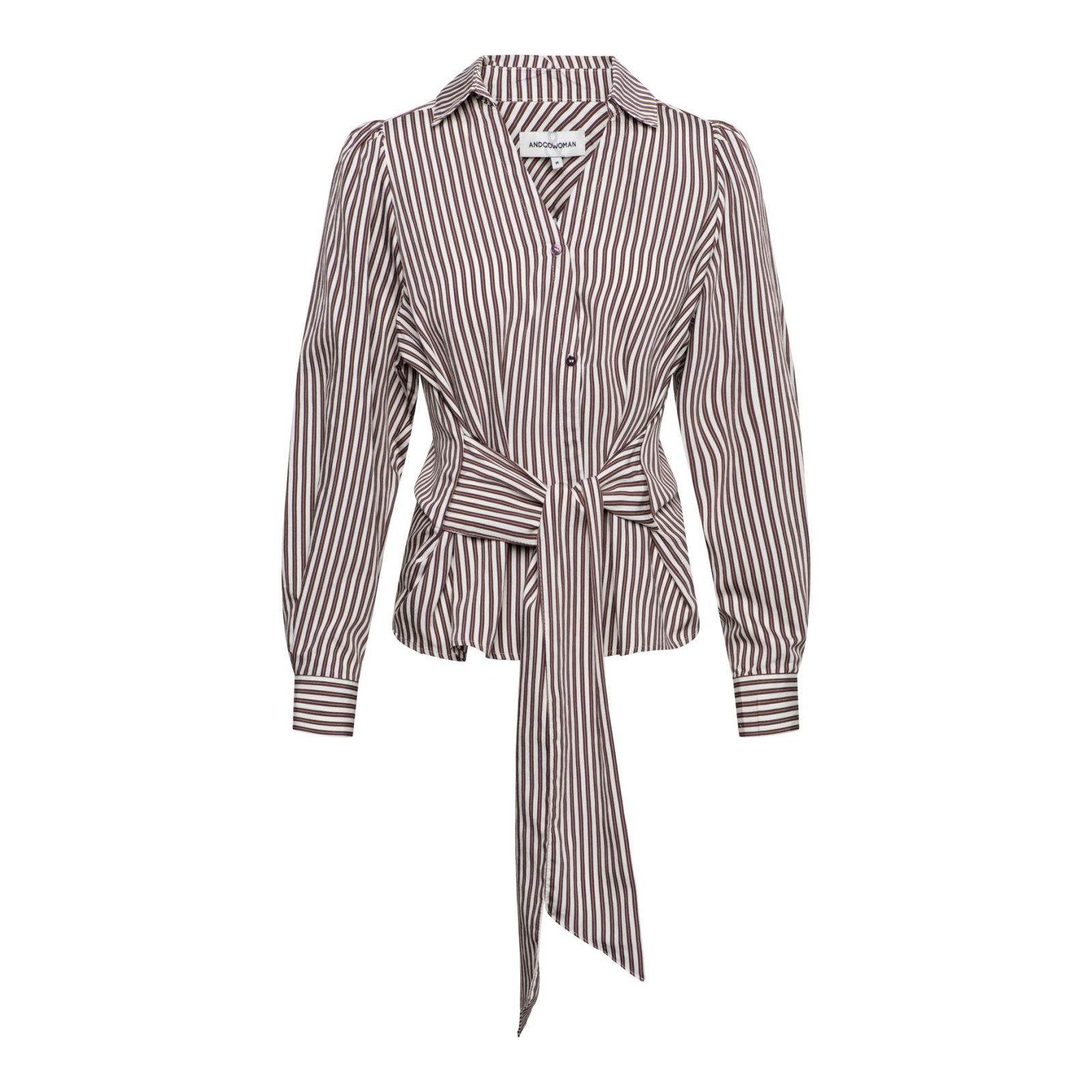MARLEEN STRIPE LP-Deep Plum multi