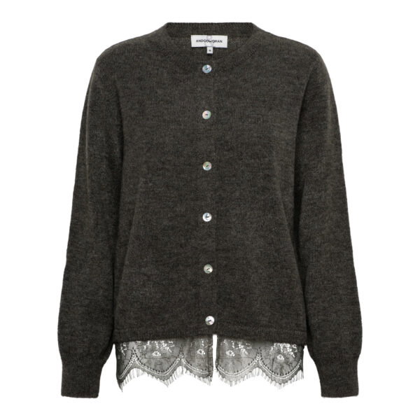 BOUKJE LACE KN-Dark Khaki
