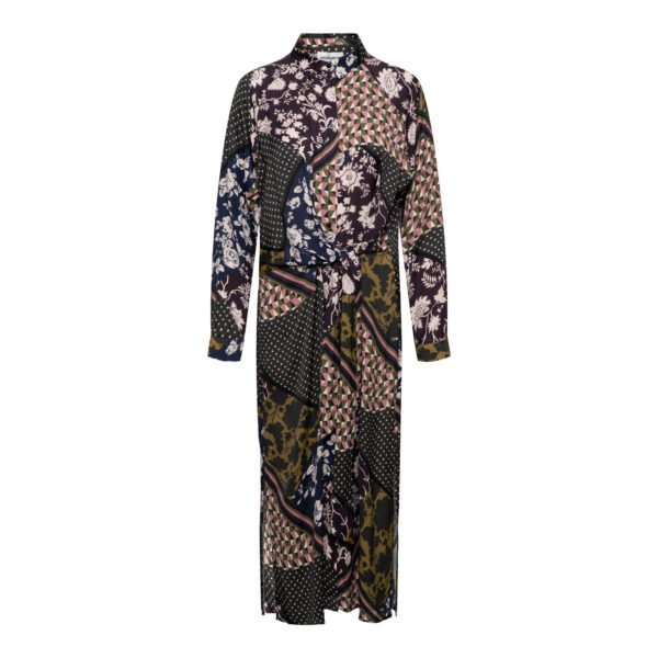 EEFJE PATCHWORK KN-Dark Khaki multi