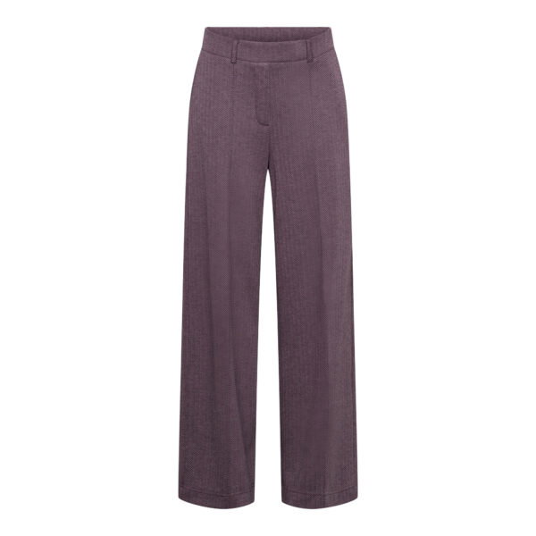 GENIVA HERRINGBONE LP-Deep Plum multi