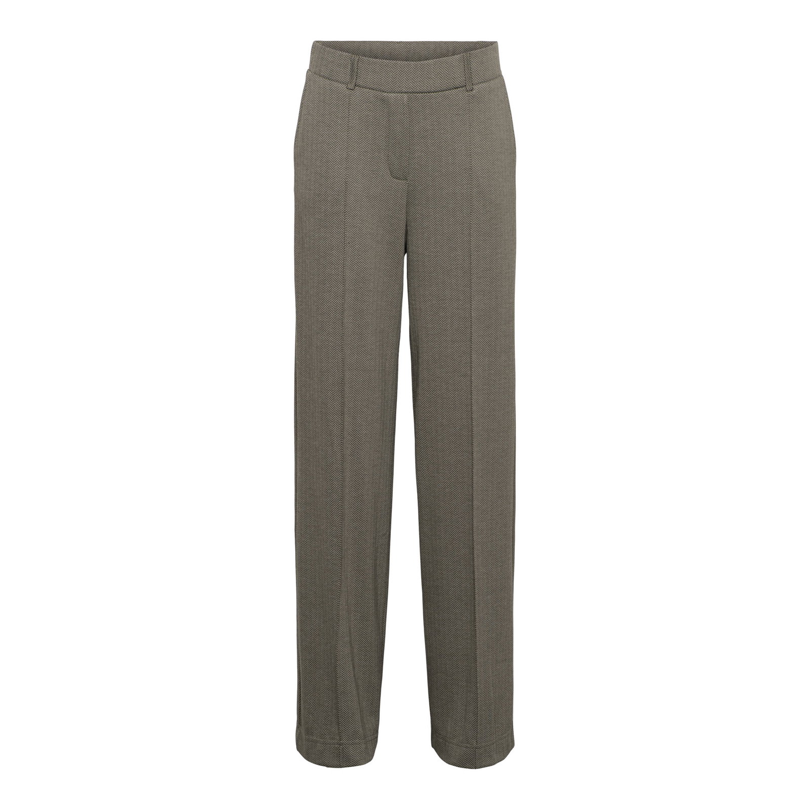 GENIVA HERRINGBONE KN-Dark Khaki multi