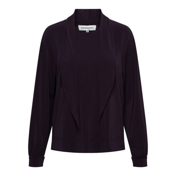 RIANNE LS LP-Deep Plum